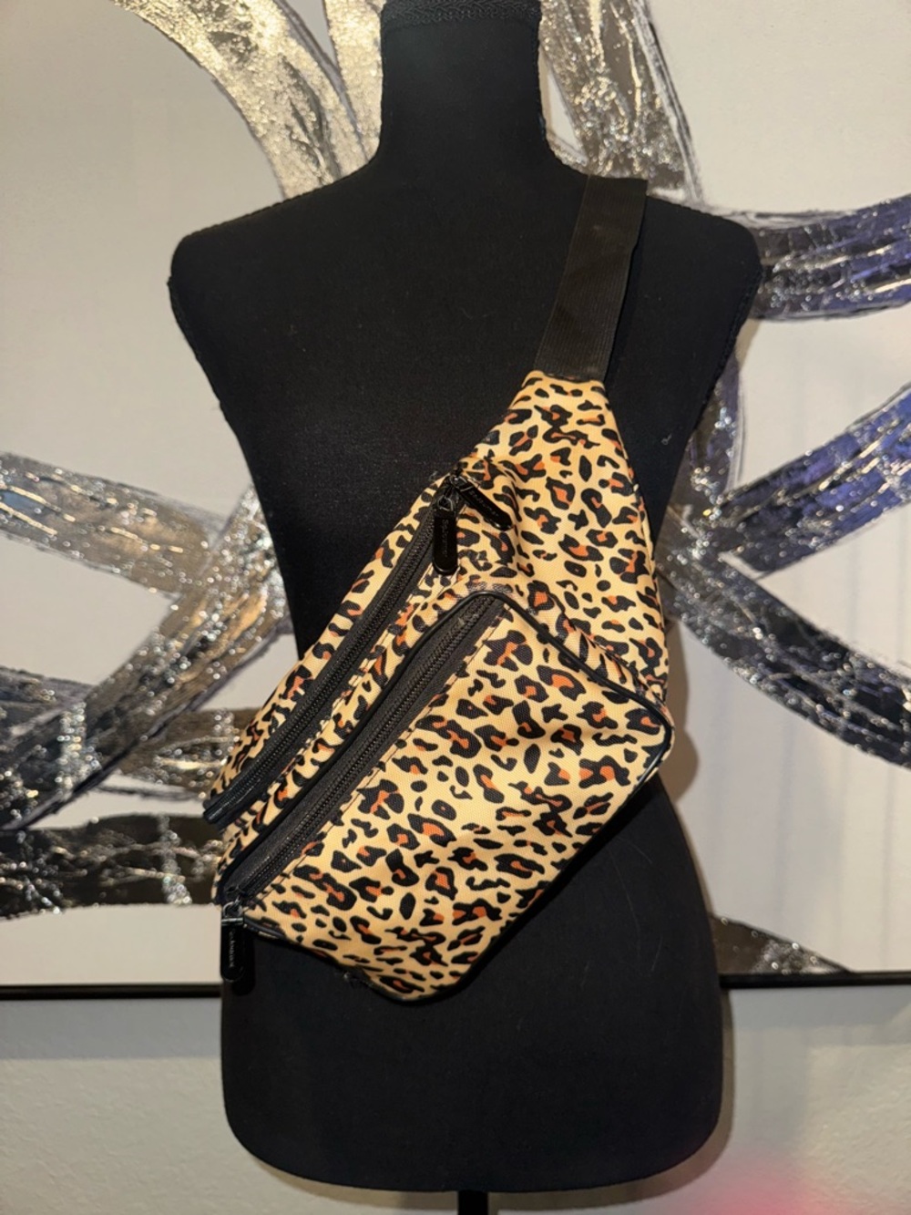 Leopard Print Crossbody Fanny Pack